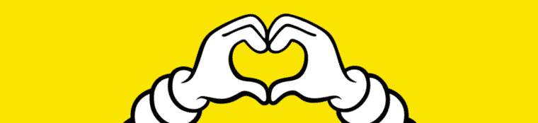 visuel contact hero image yellow bib heart