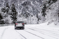 MEM北陸 雪道 レクサス リア MEM北陸 雪道 レクサス リア