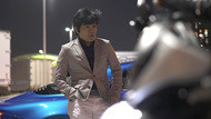 原田氏もアルピーヌの走りを気にいったよう 原田氏もアルピーヌの走りを気にいったよう