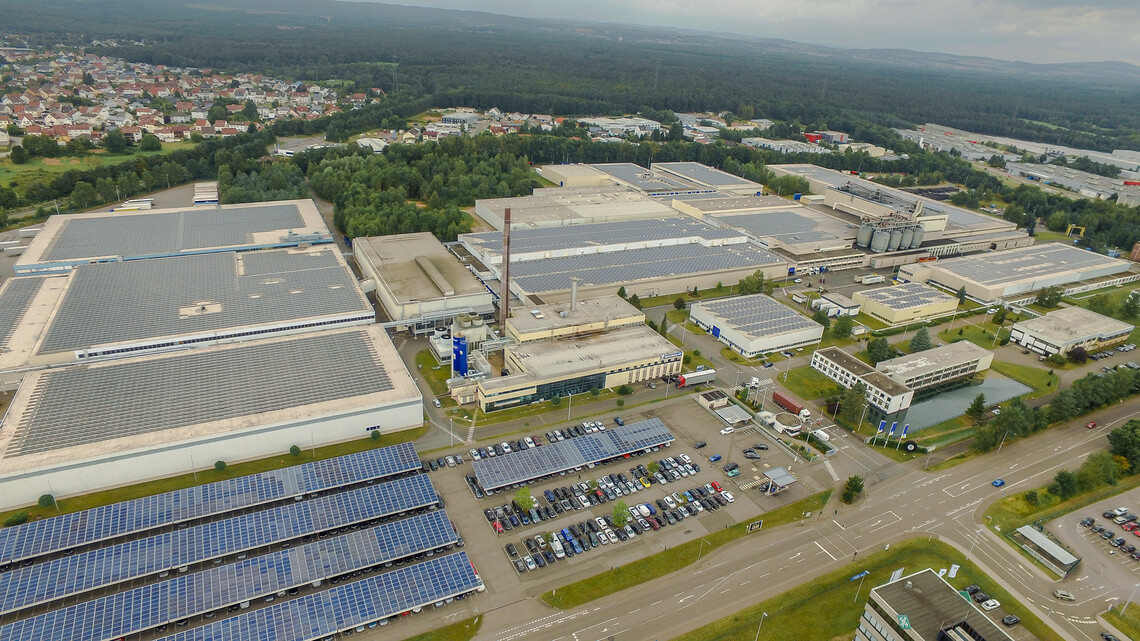 michelin homburg luftaufnahme une usine de pneu vu du ciel