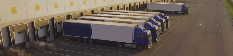 background photo trucks in approvisioning dark full freight transport