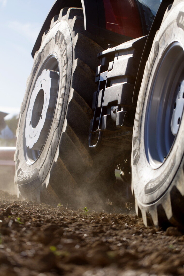 Pneu Michelin axiobib 2 en action