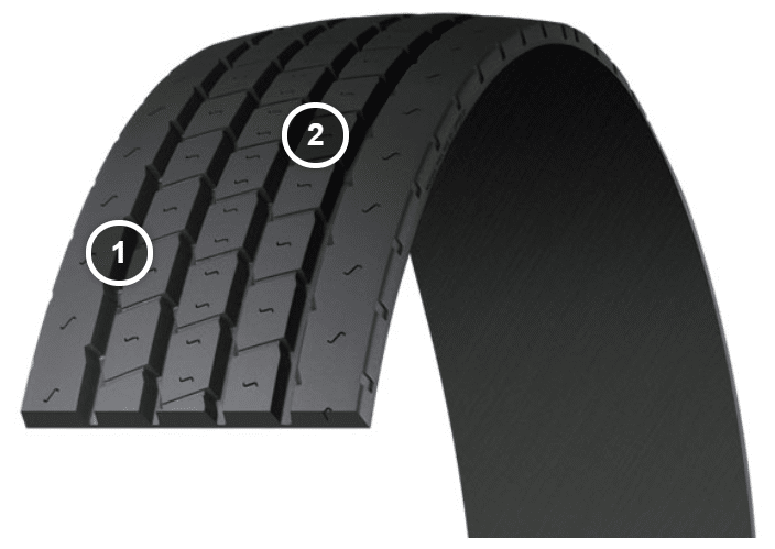 Michelin XTA Pre-mold Retread / Recap