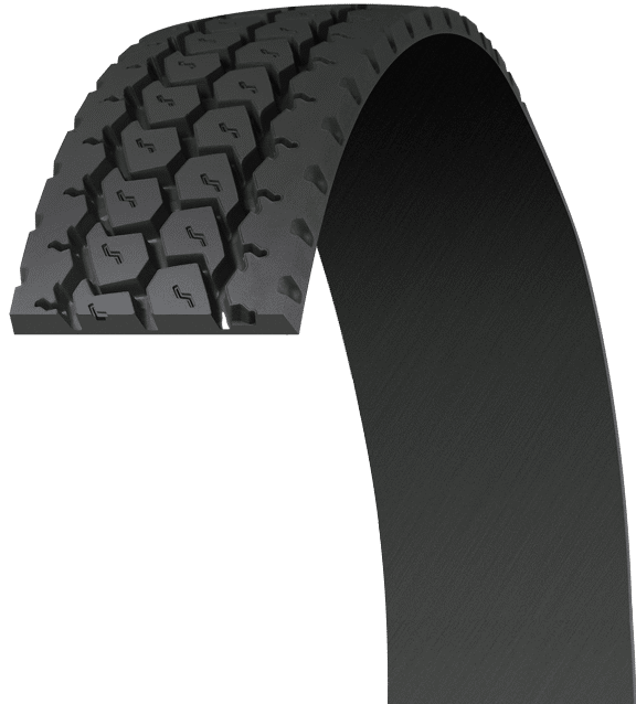 Michelin XDHT Custom Mold Retread / Rec