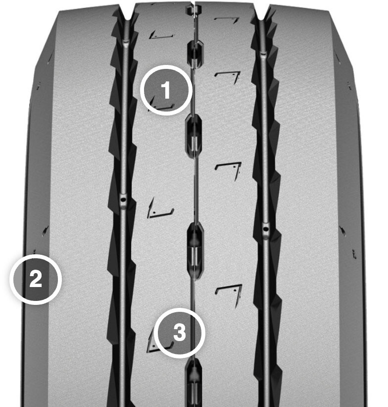 Michelin X® MULTI T2 - 17.5 graphic