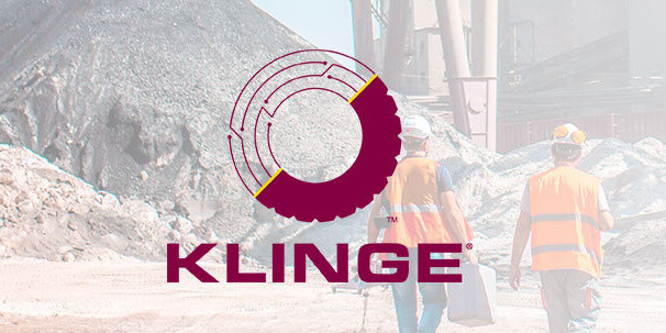 Klinge logo and mining work environment