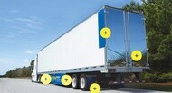 Semi truck outfitted with energy guard