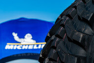 durant la prC)sentation Presse du nouveau pneu agricole MICHELIN EVOBIB au Centre de Technologie du groupe Michelin C  CC)bazat (63). Photo : JC)rC4me Cambier/MICHELIN