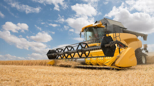 Choose tyres resistant to heavy loads for harvesting
