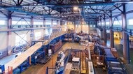 Material handling equipment operating inside a warehouse facility
