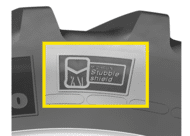 Stubble shield pictogram