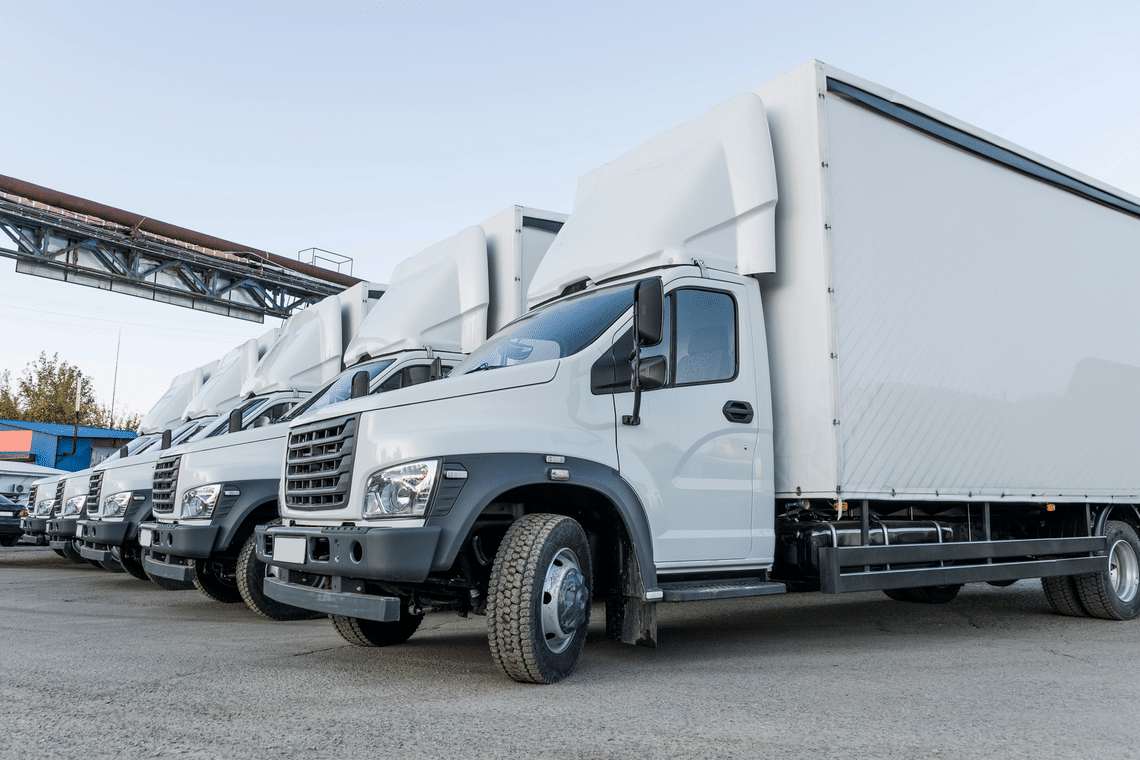 Freight Transportation: a group of box trucks