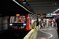 Metro in Lyon, France