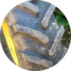 Repairable damage: tyre tractor example3