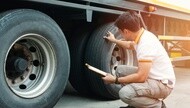 Semi truck safety maintenance inspection