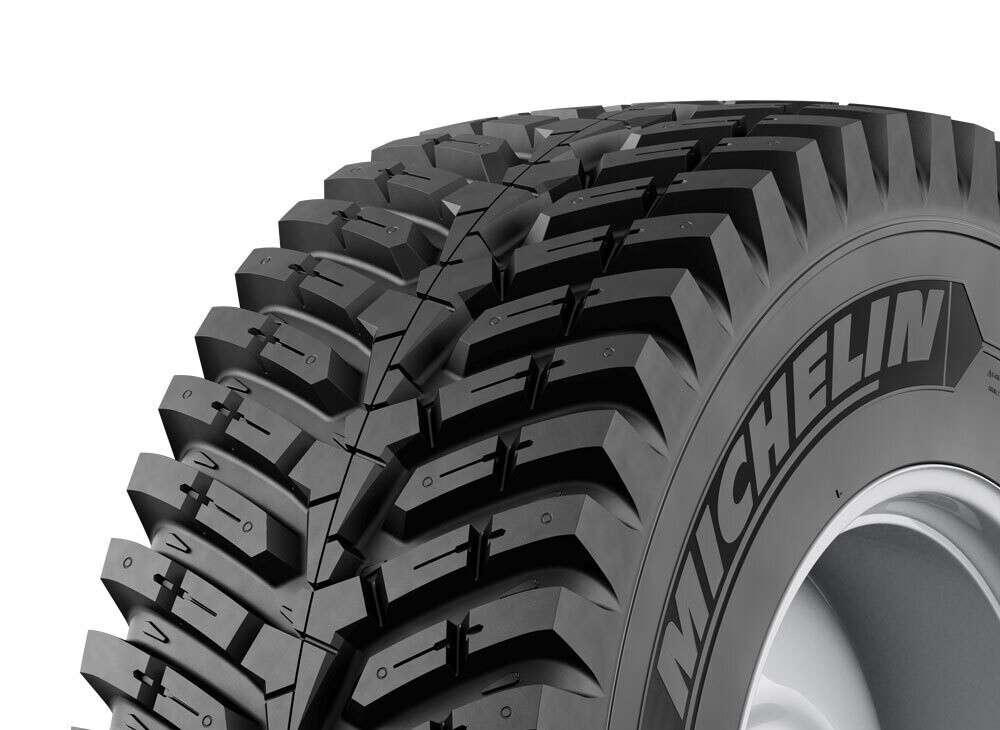 A sideview of the Michelin Roadbib tire