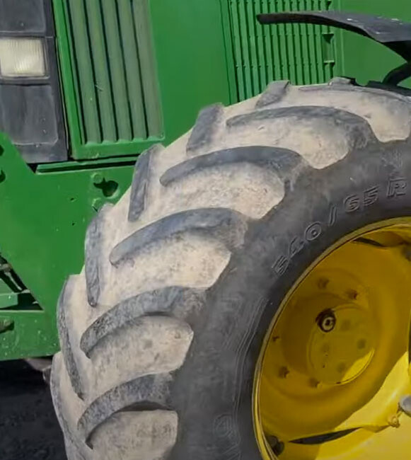 Check tractor tyres for wear