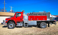 The type 4 fire truck is a wildland truck built for rural areas