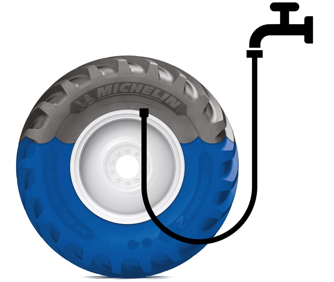 Ballasting may be a solution to balance the tractor and improve its efficiency