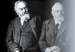 Historic photograph of the Matherne brothers, who helped pioneer early commercial tire retreading methods. Their work contributed to the development of retreading as a way to extend the service life of commercial truck tires.