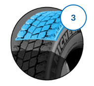 Step 3: the 1rst tyre retreading