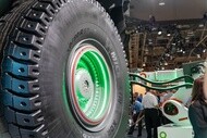 Image showing Michelin XDR4 speed tire at minexpo
