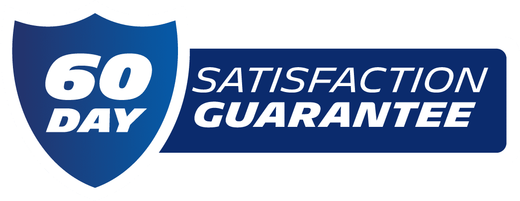 Icon of the 60-day Satisfaction Guarantee logo
