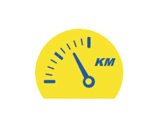 Pictogram: more mileage