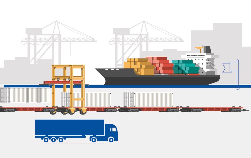 hauliers can also cooperate by using rail or boat shipment to reduce their costs