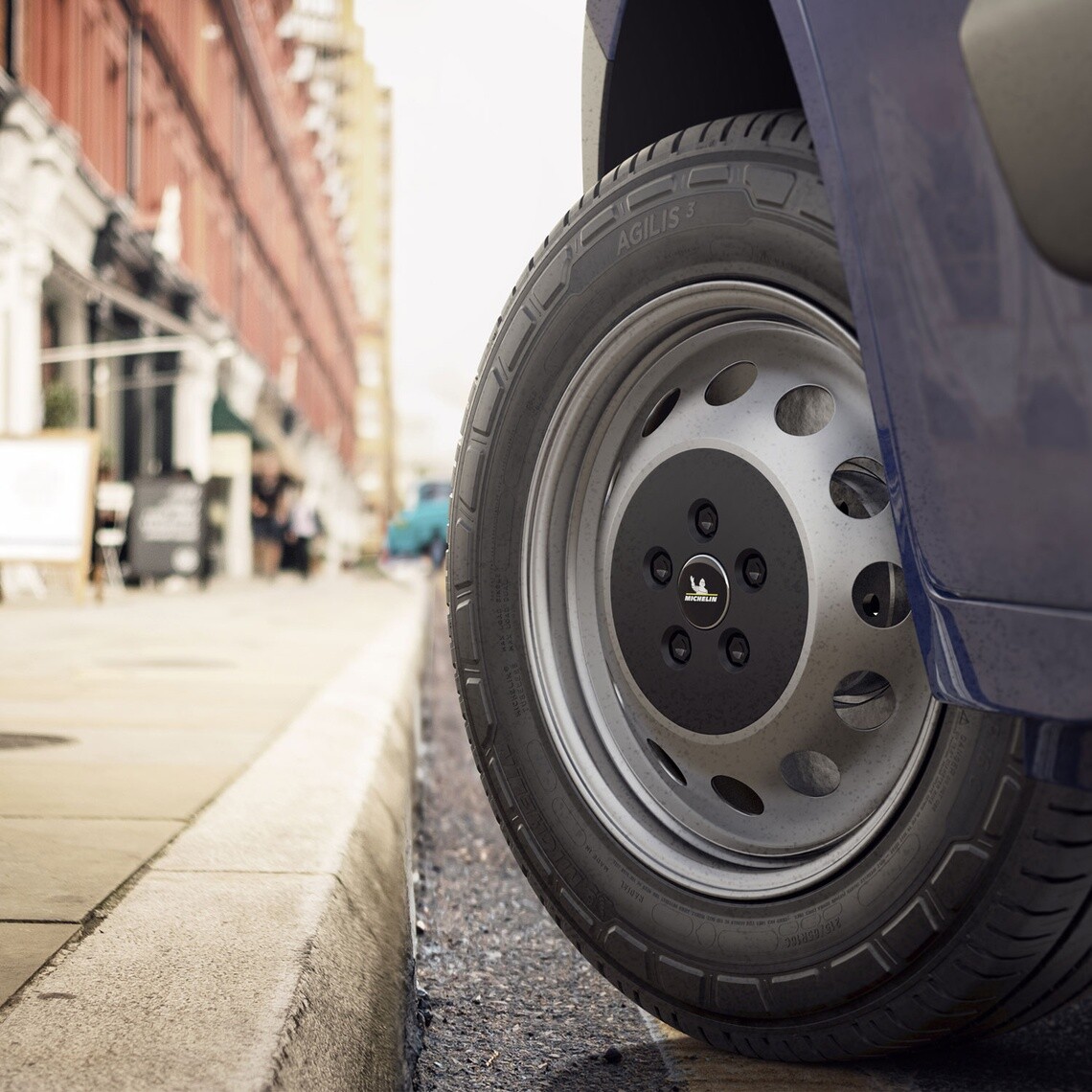 MICHELIN agilis 3 tyre: reinforced tyre sidewall protector