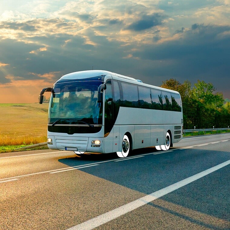 People transportation vehicles: bus and coach tyres
