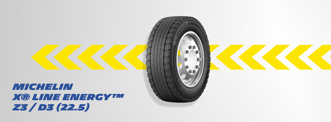 MICHELIN X® LINE ENERGYTM 3 are low rolling resistance tyres for trucks