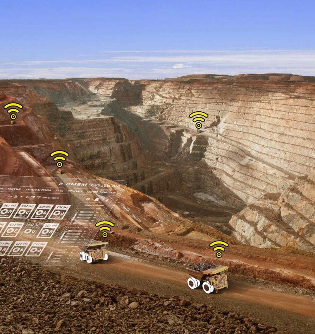 Mining experts for MICHELIN MEMS 4, mining TPMS solution