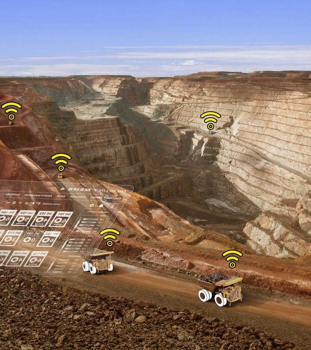Mining experts for MICHELIN MEMS 4, mining TPMS solution