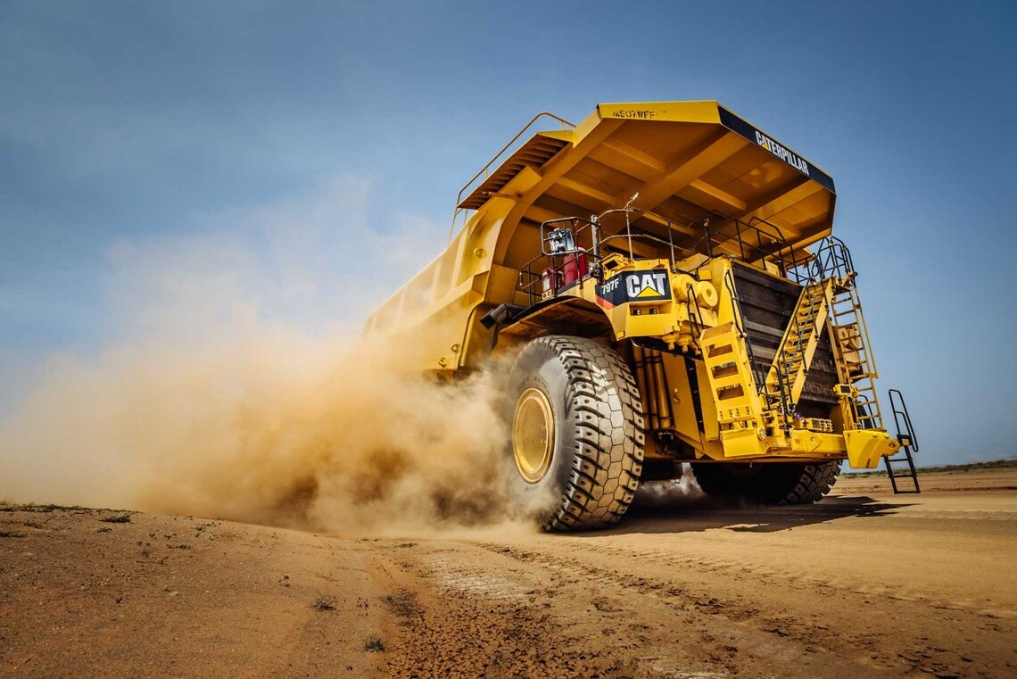 Michelin mining tyres used in surface mines