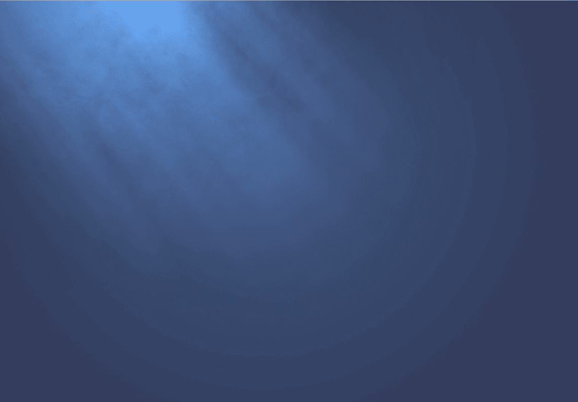 Blue background with light blue shining down diagonal from left corner