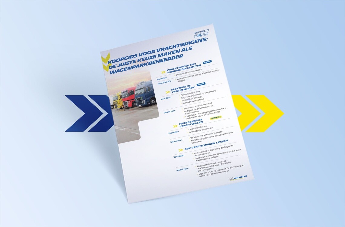 Koop de juiste truck voor uw wagenpark aan de hand van onze lijst met tips