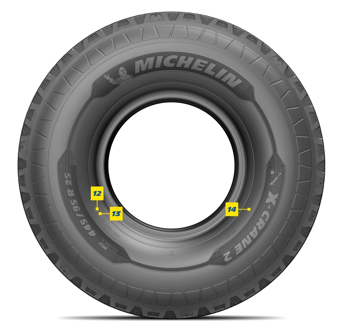 MICHELIN X-CRANE 2: tyre markings