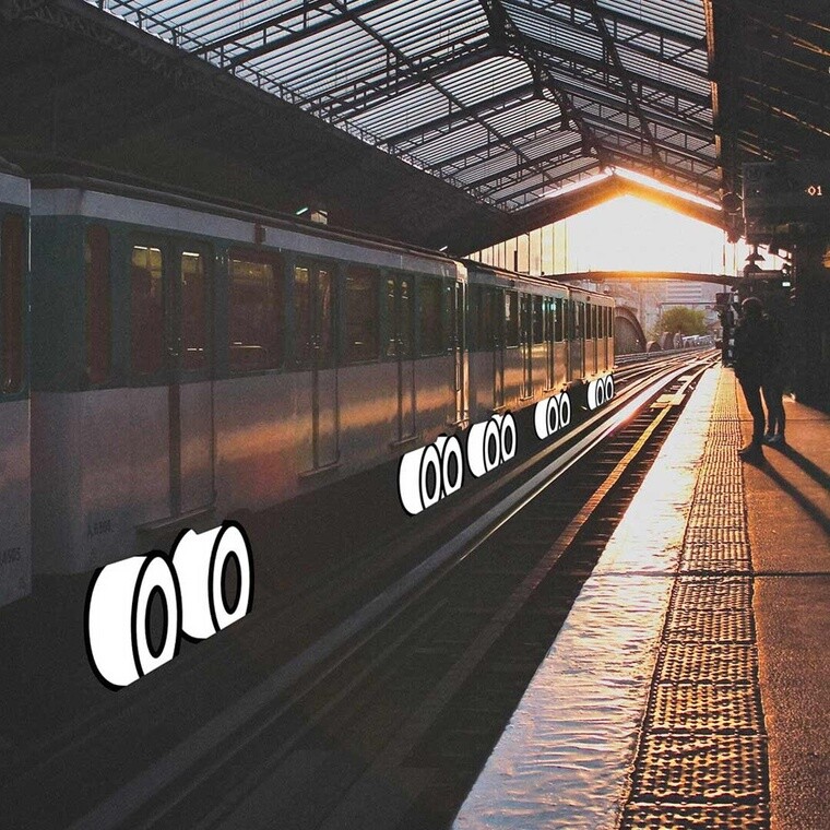 ยางสำหรับรถไฟฟ้าและรถโมโนเรล