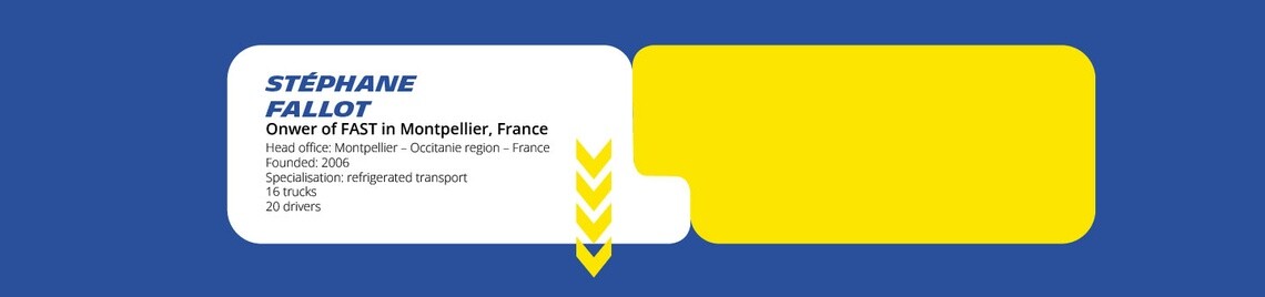 Stéphane Fallot is the fleet owner of FAST in Montpellier (south of France) - Michelin for My Business.