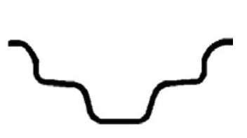 5° standard hollow rim