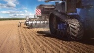 Field preparation and planting with tracks