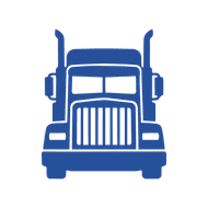 Icon representing freight transportation cost reduction