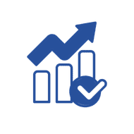 Icon representing fleet performance and operational insights