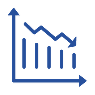 Declining cost chart representing commercial tire lifecycle value