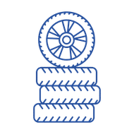 Stack of commercial tires representing reduced need for new tire purchases