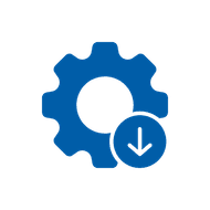 Icon representing productivity for mining and quarry operations