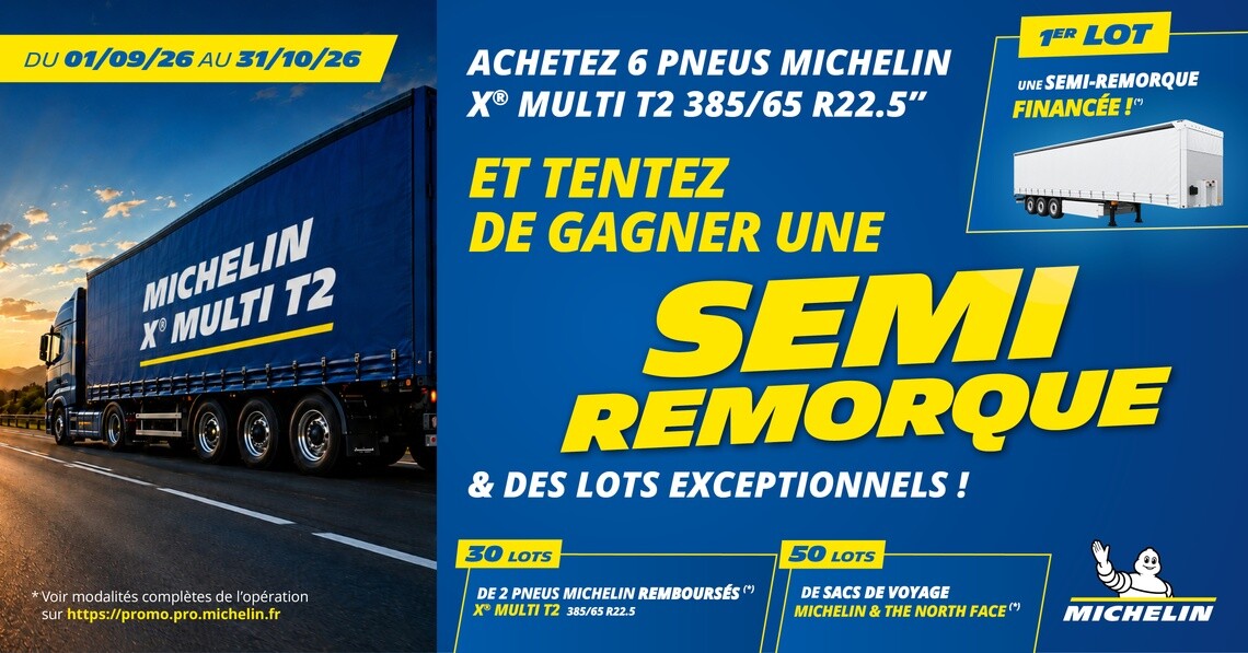 Jeu concours MICHELIN poids lourd