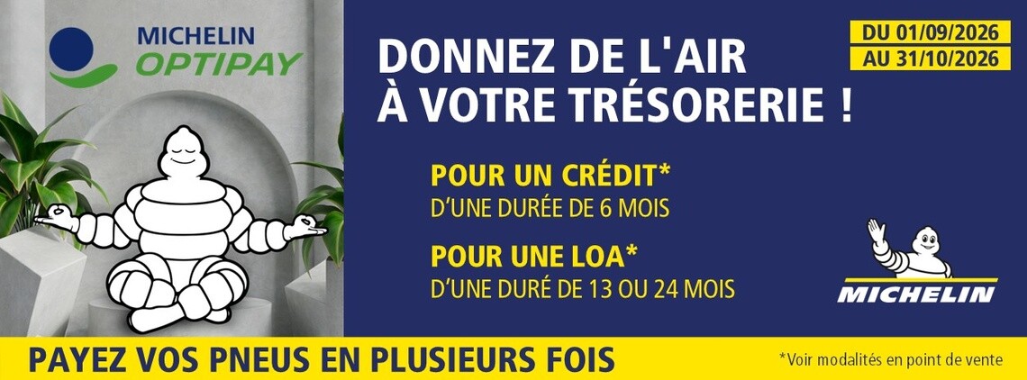 Bannière MICHELIN OptiPay