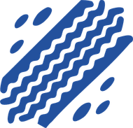 Tire tread and soil icon representing reduced soil compaction from proper tractor tire pressure